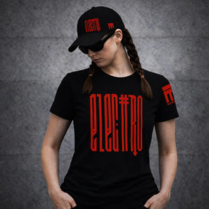 Electro Process Womens Shirt - Signal Red