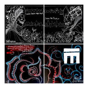 Lovehertz 2x12" White Label Vinyl Art Set