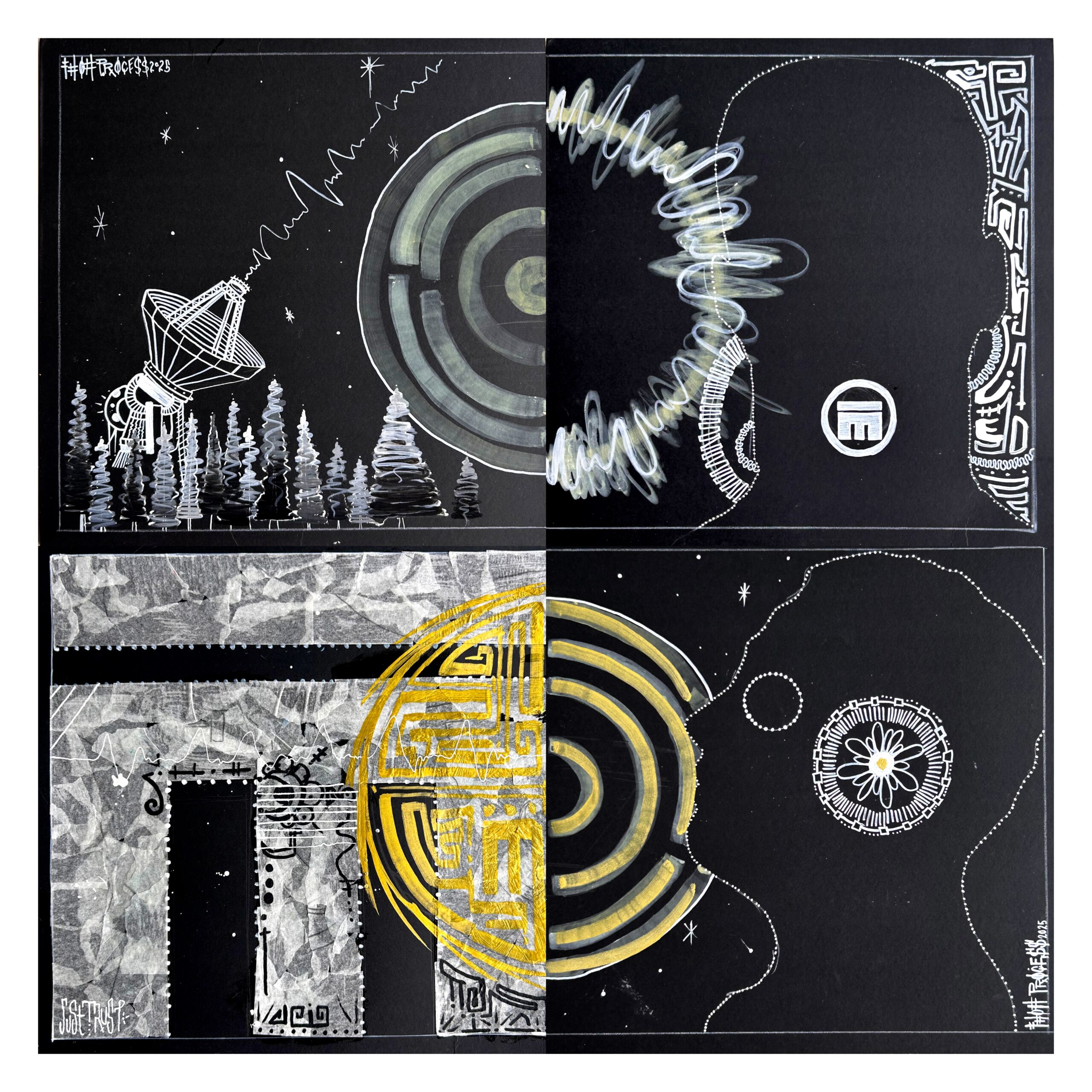 Essential Cuts 2x12" White Label Vinyl Art Set - Image 2