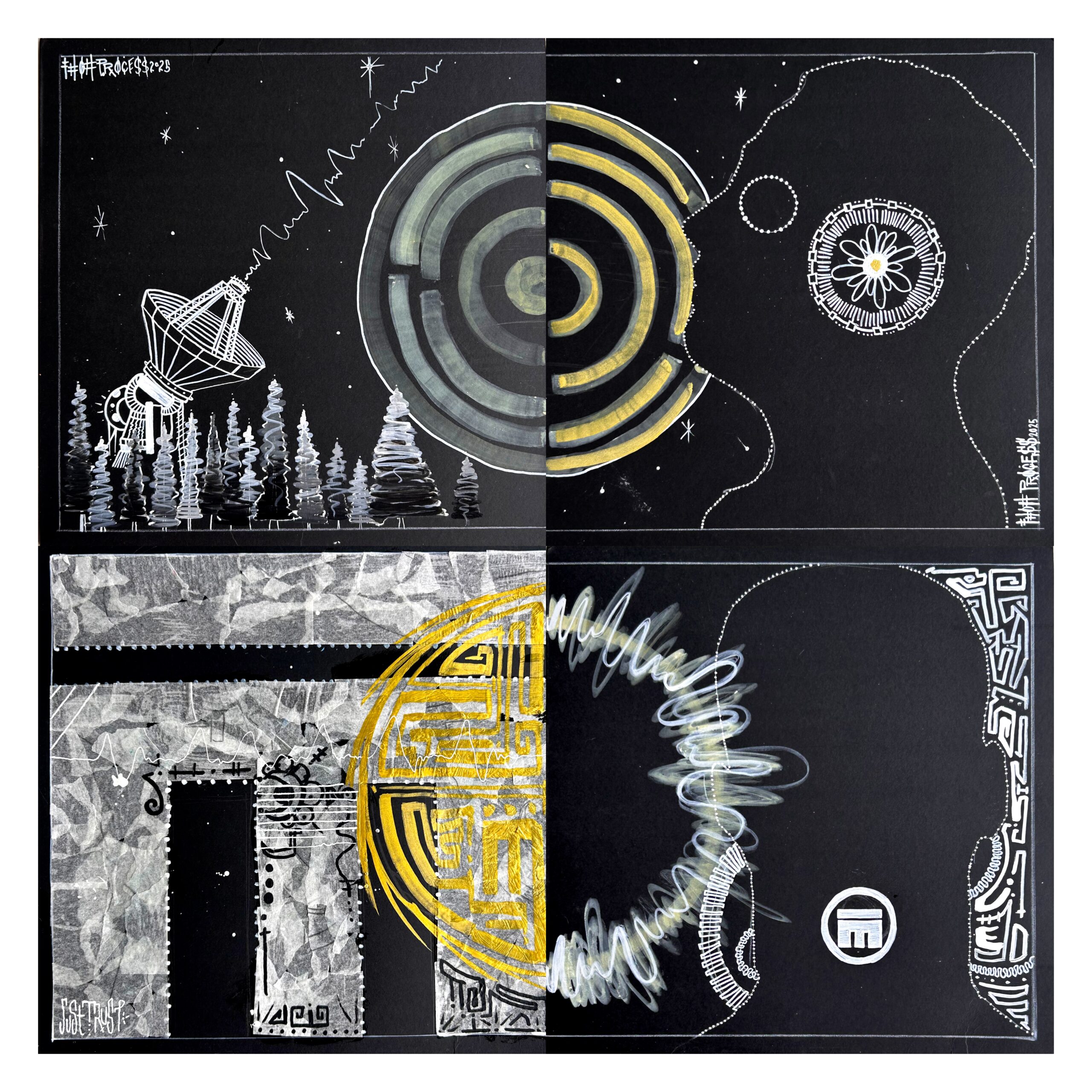 Essential Cuts 2x12" White Label Vinyl Art Set